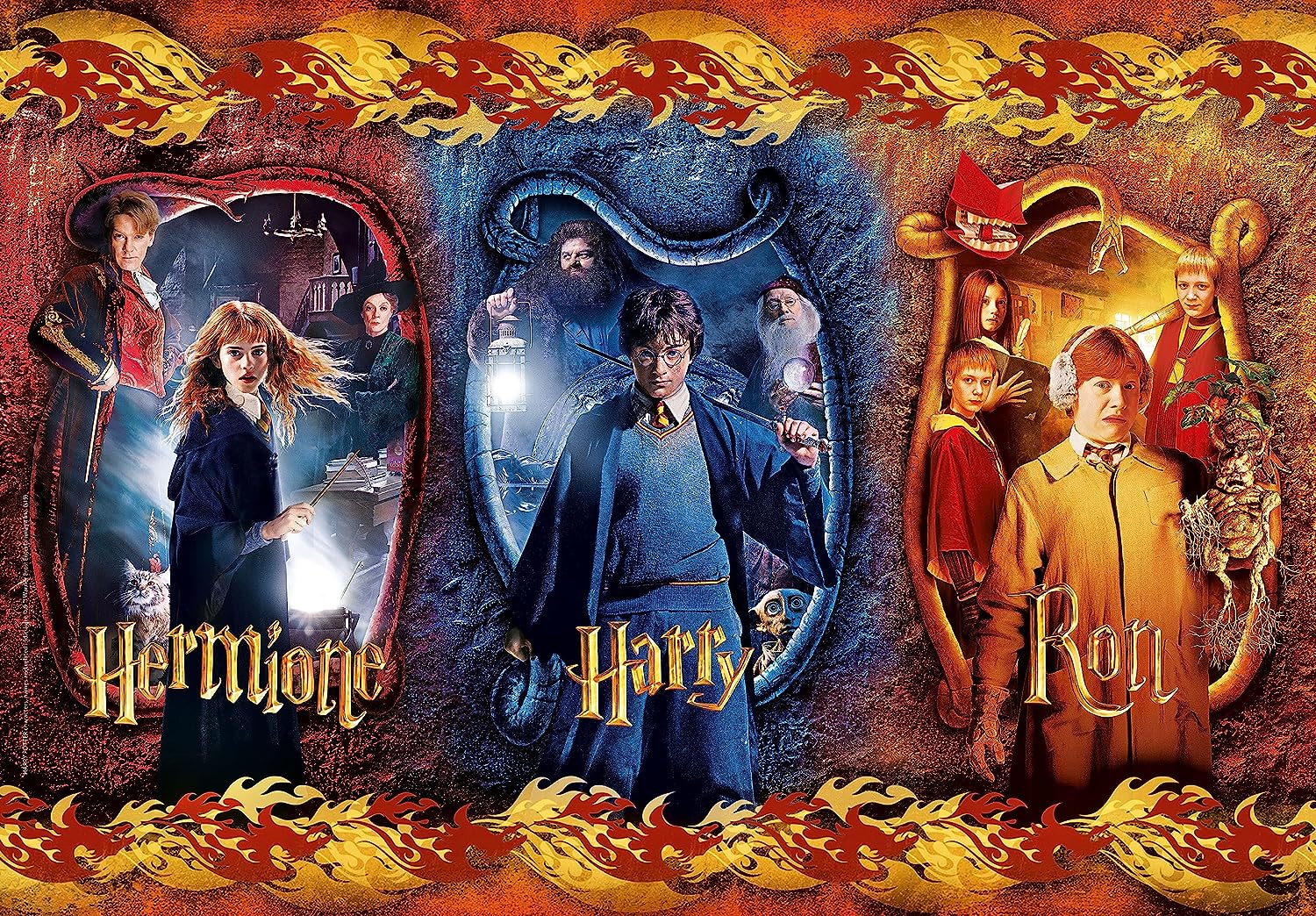 Puzzle 104 Piezas | Harry, Hermione y Ron Clementoni