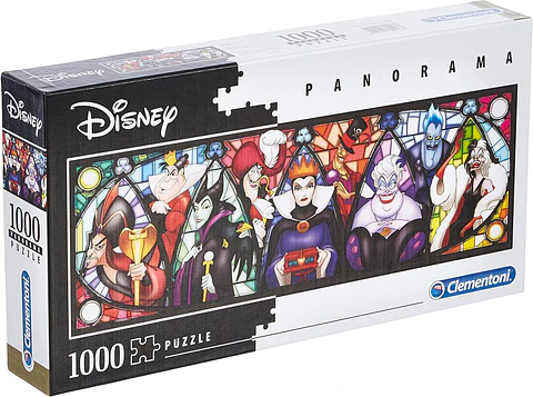 Puzzle 1000 Piezas Panorámico | Disney Villanos