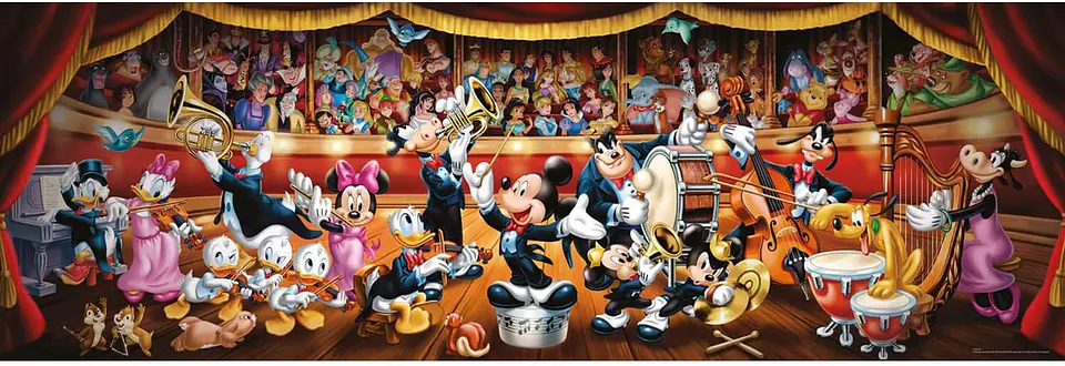 Puzzle 1000 Piezas Panorámico | Disney Orquesta 2
