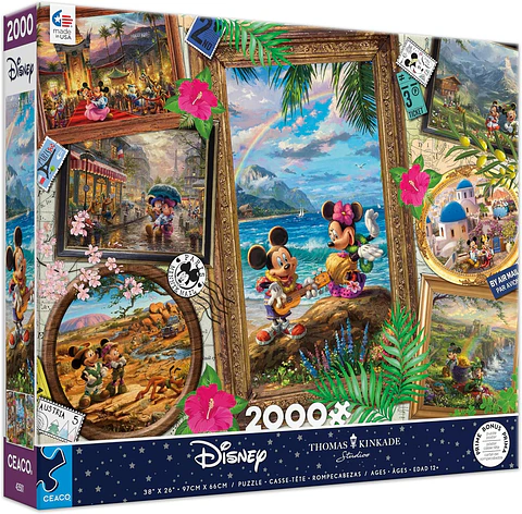 Puzzle 2000 Piezas | Disney Aventuras de Mickey y Minnie