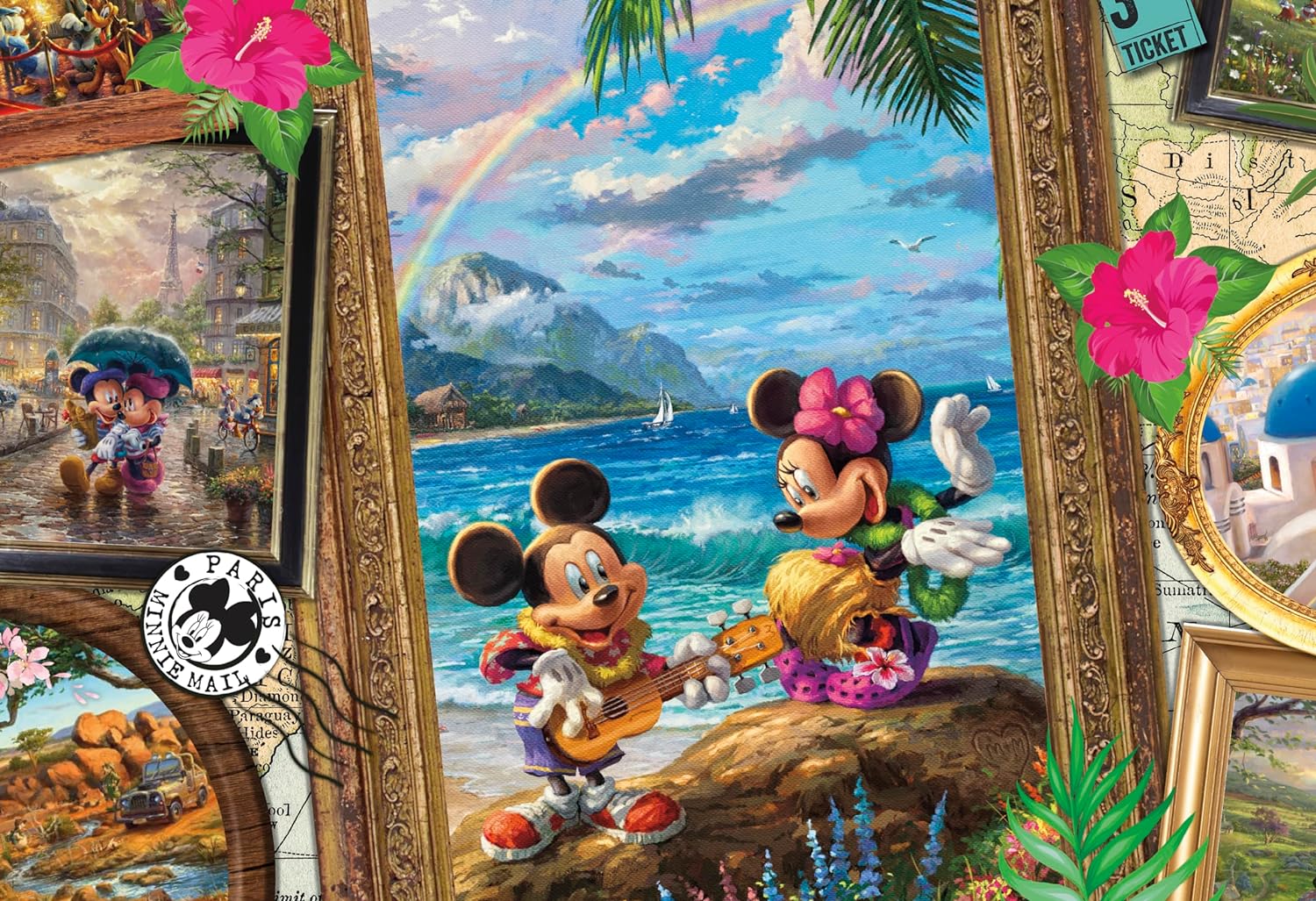Puzzle 2000 Piezas | Disney Aventuras de Mickey y Minnie Ceaco 