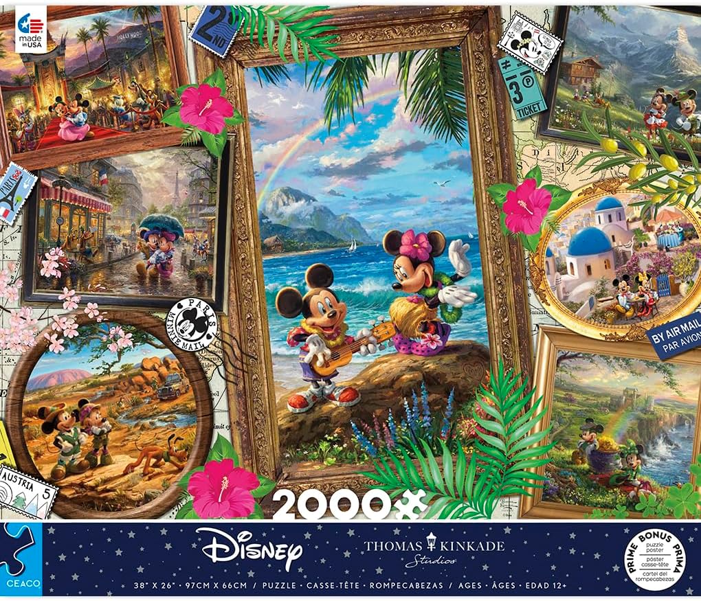 Puzzle 2000 Piezas | Disney Aventuras de Mickey y Minnie Ceaco 