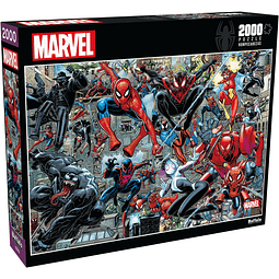Puzzle 2000 Piezas | Marvel Spiderverse Buffalo Games 