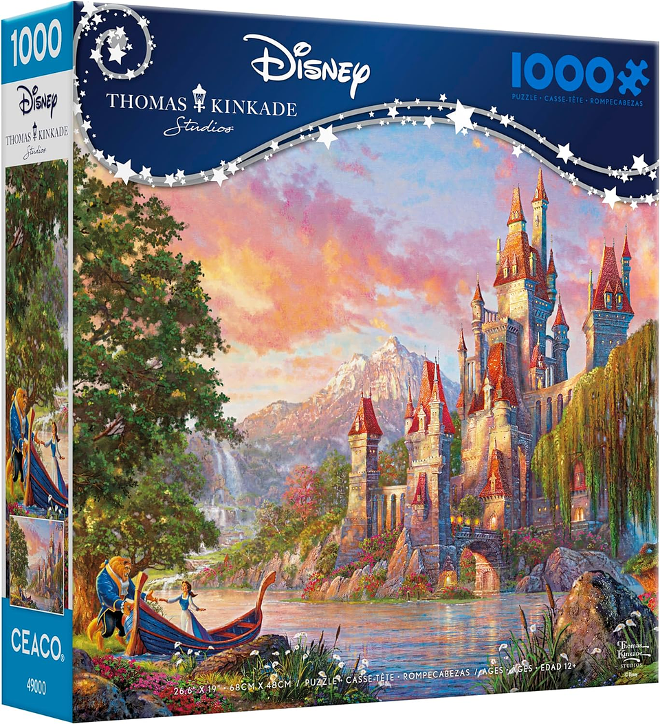 Puzzle 1000 Piezas | Disney La Bella y La Bestia Paseo al Atardecer Ceaco  1