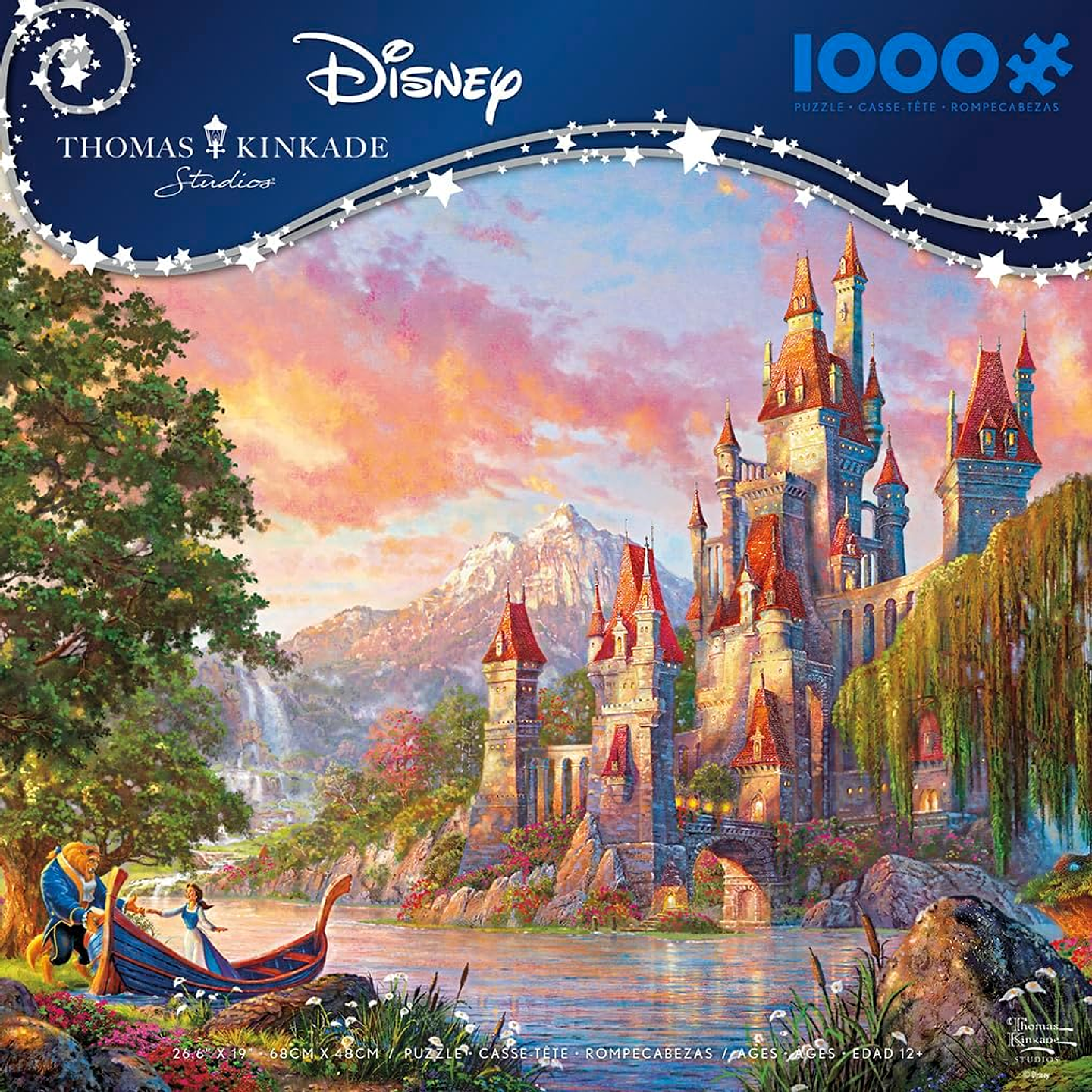 Puzzle 1000 Piezas | Disney La Bella y La Bestia Paseo al Atardecer Ceaco  3