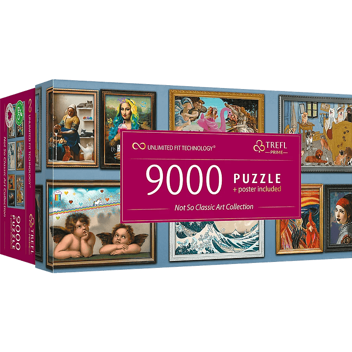 Puzzle 9000 Piezas | Colección de Arte No Tan Clásica (UFT) Trefl 1