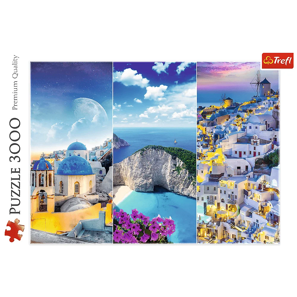 Puzzle 3000 Piezas | Vacaciones en Grecia Trefl