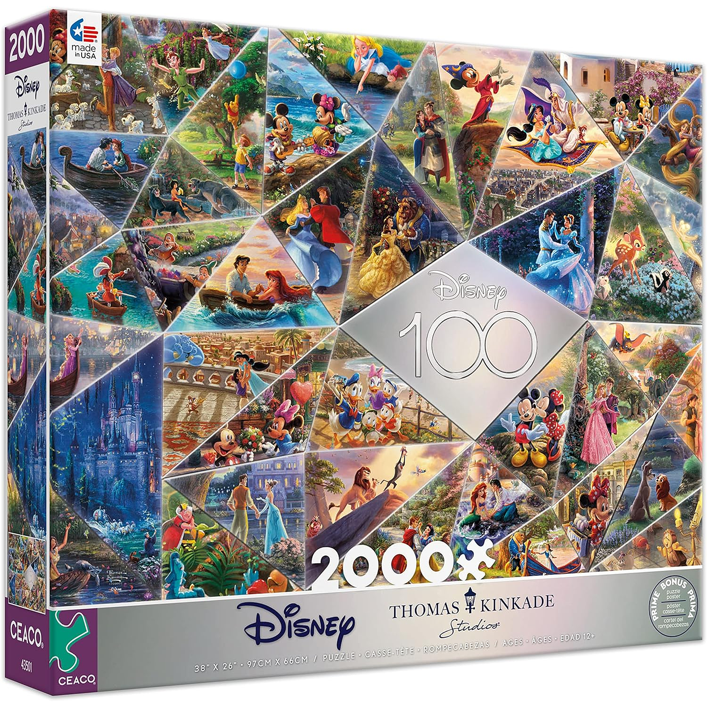 Puzzle 2000 Piezas | Disney 100 Años 1