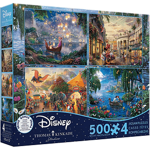 Puzzle (4 en 1) 500 piezas c/u | Disney Multipack (I) Ceaco 