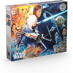 Puzzle 2000 Piezas | Star Wars La Fuerza es Fuerte en Ti Silver Select