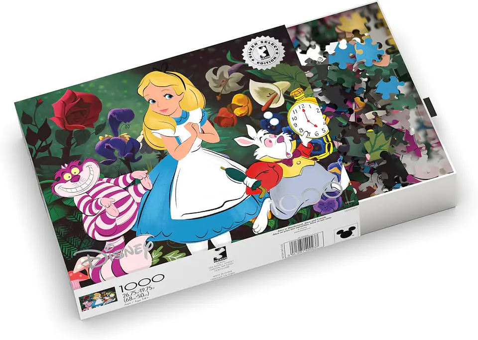 Puzzle 1000 Piezas | Disney Alicia en el País de las Maravillas Silver Select 3