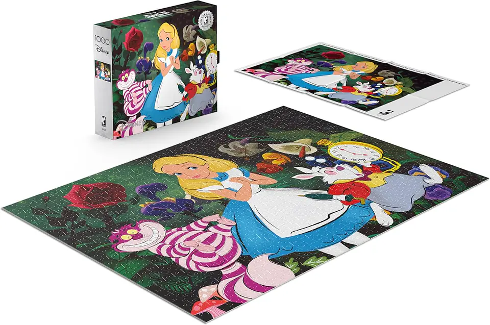 Puzzle 1000 Piezas | Disney Alicia en el País de las Maravillas Silver Select 5