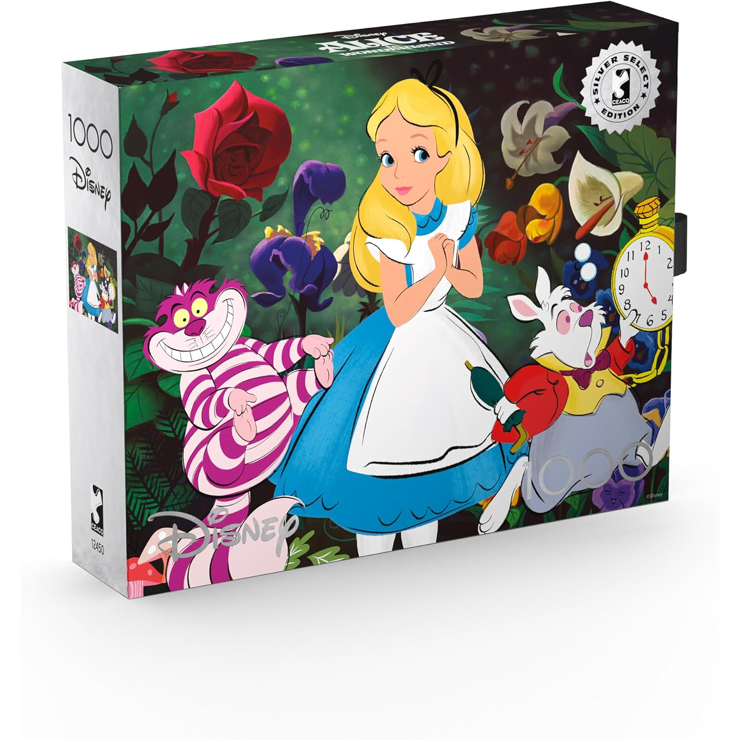 Puzzle 1000 Piezas | Disney Alicia en el País de las Maravillas Silver Select 1