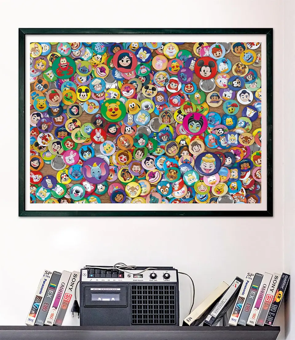 Puzzle 1000 Piezas | Disney Chapitas Imposible 3