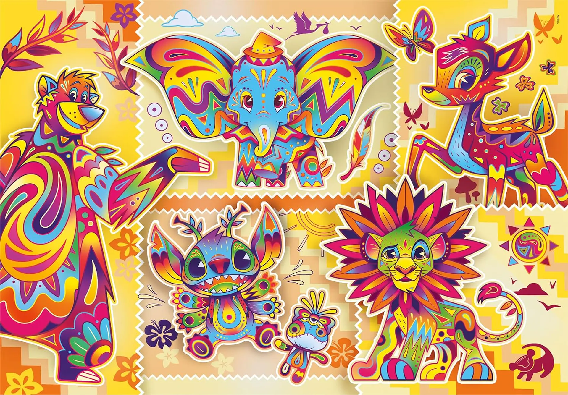 Puzzle 1000 Piezas | Disney Amigos Coloridos 2