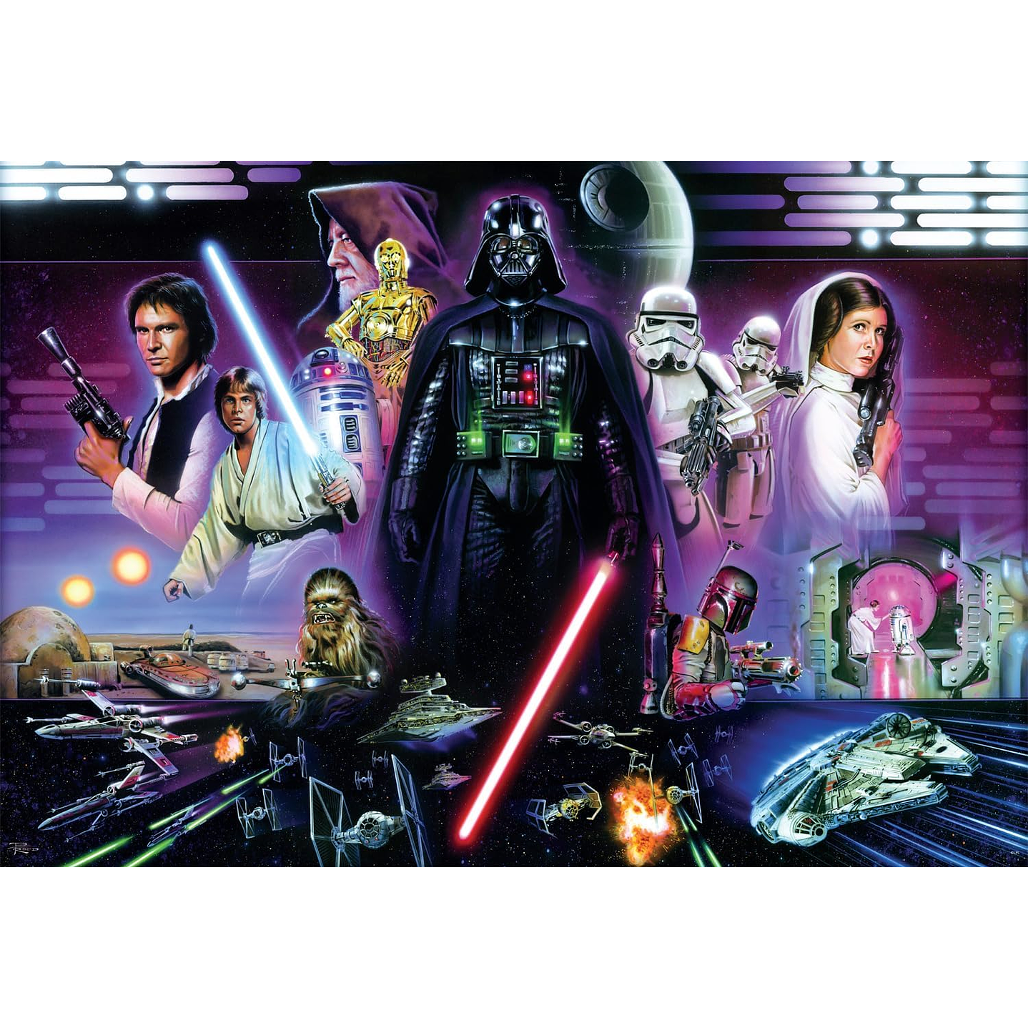 Puzzle 2000 Piezas | Star Wars No Subestimes el Poder de la Fuerza 2