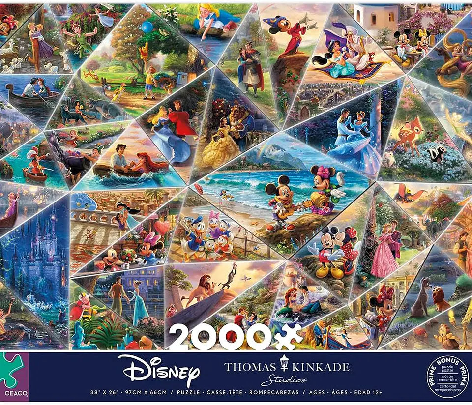 Puzzle 2000 Piezas | Disney Mosaicos 4