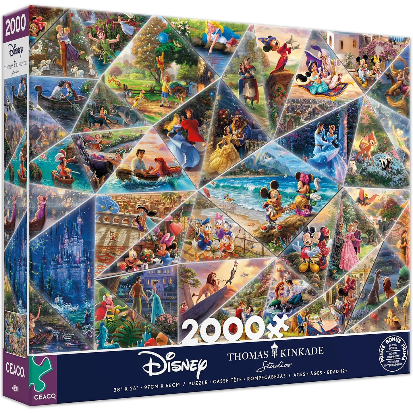 Puzzle 2000 Piezas | Disney Mosaicos 1