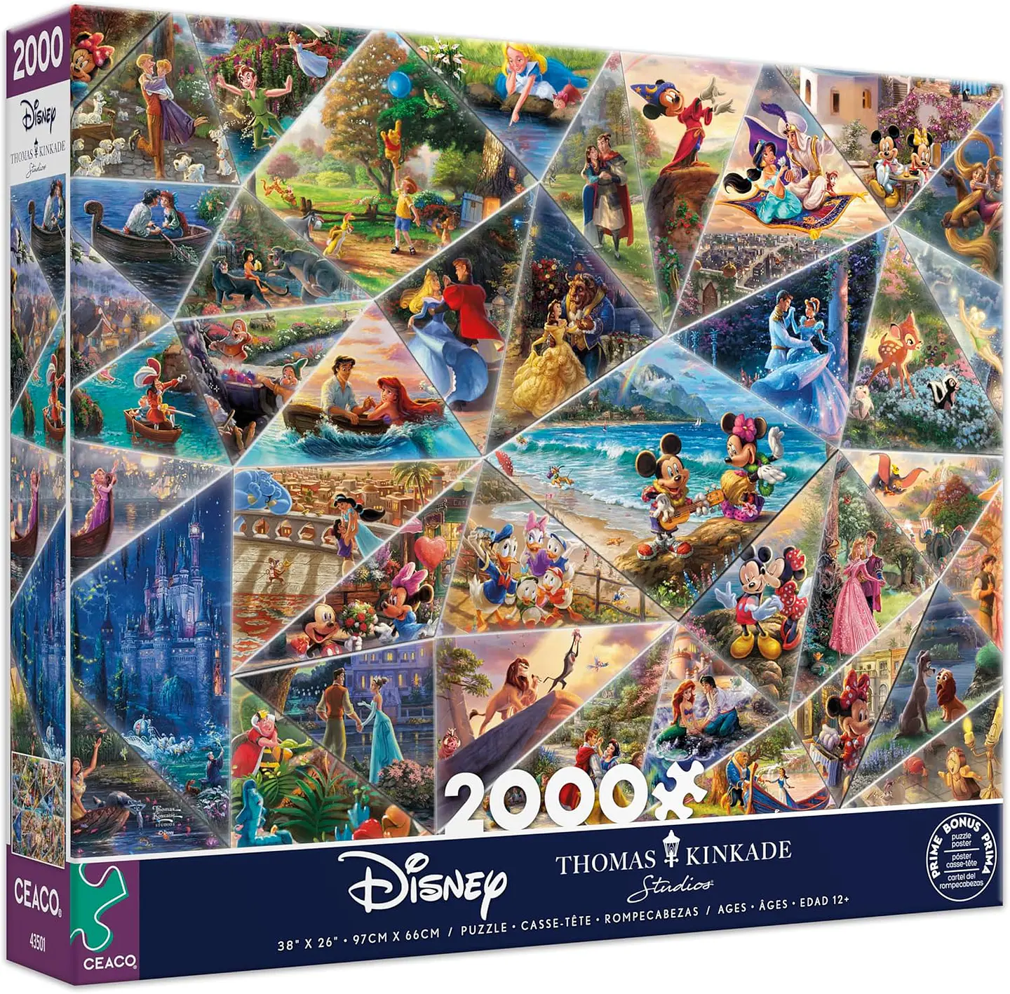 Puzzle 2000 Piezas | Disney Mosaicos 1