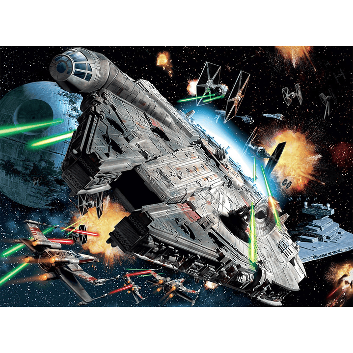 Puzzle 1000 Piezas | Star Wars Halcón Milenario en Batalla 2