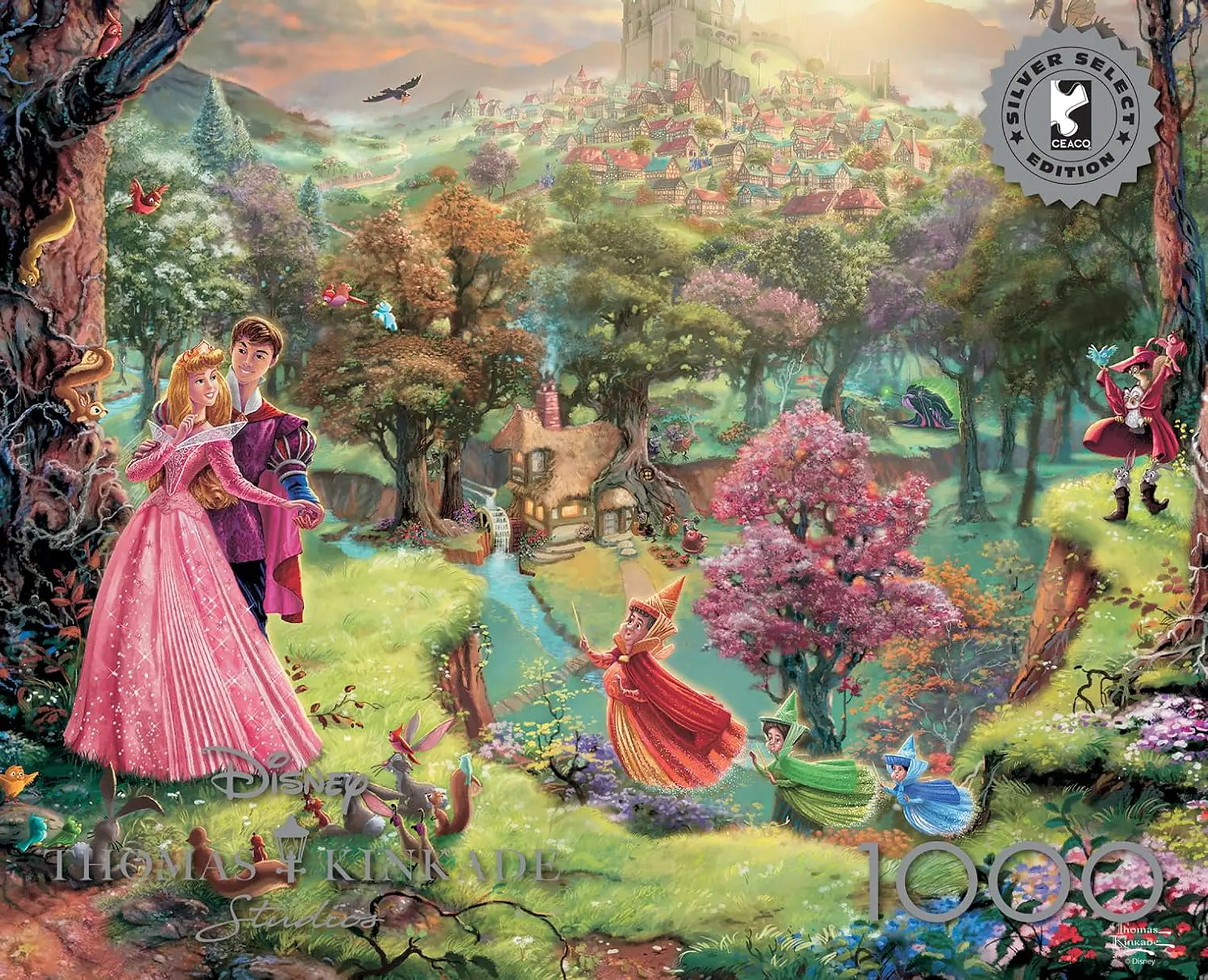 Puzzle 1000 Piezas | Disney La Bella Durmiente Silver Select 4