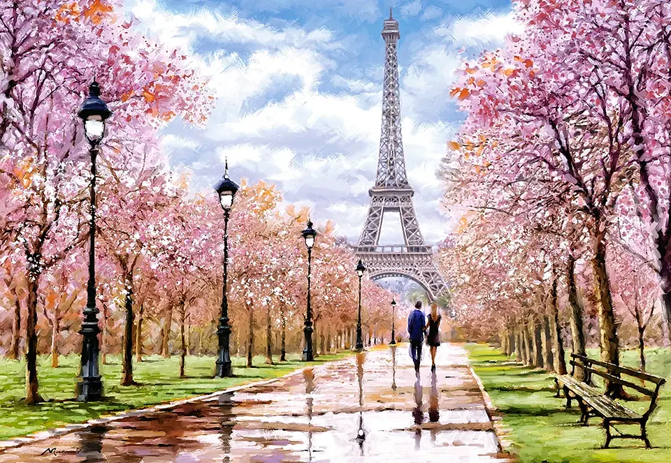 Puzzle 1000 Piezas | Paseo Romantico en París 2
