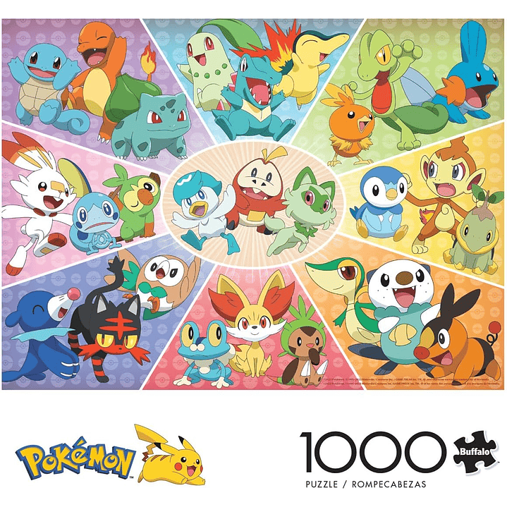 Puzzle 1000 piezas | Pokémon Elige a tu Compañero 4