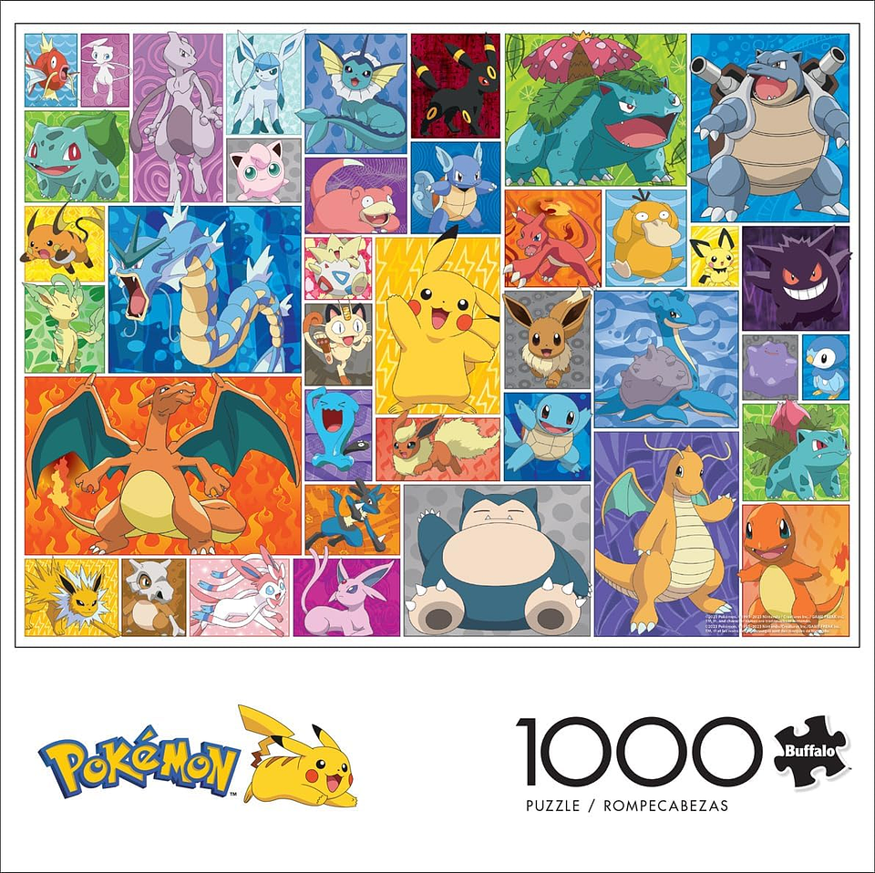 Puzzle 1000 piezas | Pokémon Frames 4