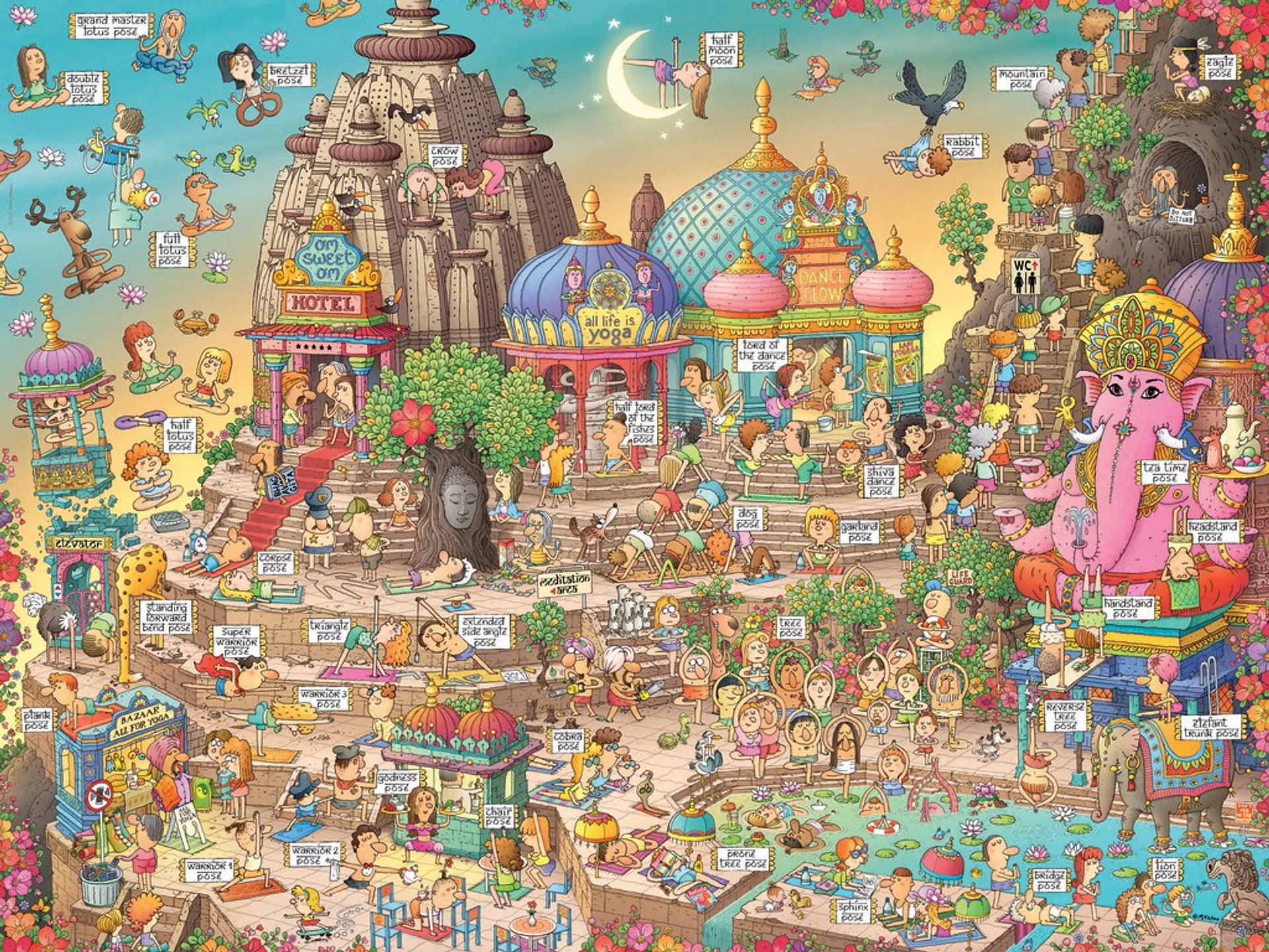 Puzzle 1500 Piezas | Yogaland 2
