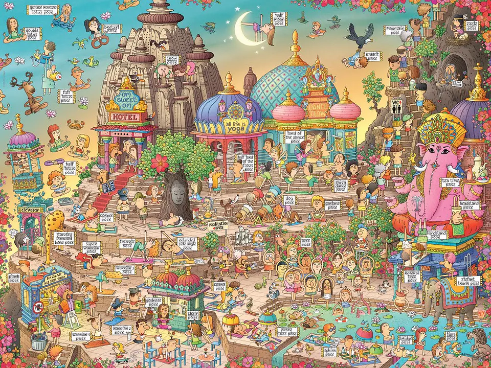 Puzzle 1500 Piezas | Yogaland 2