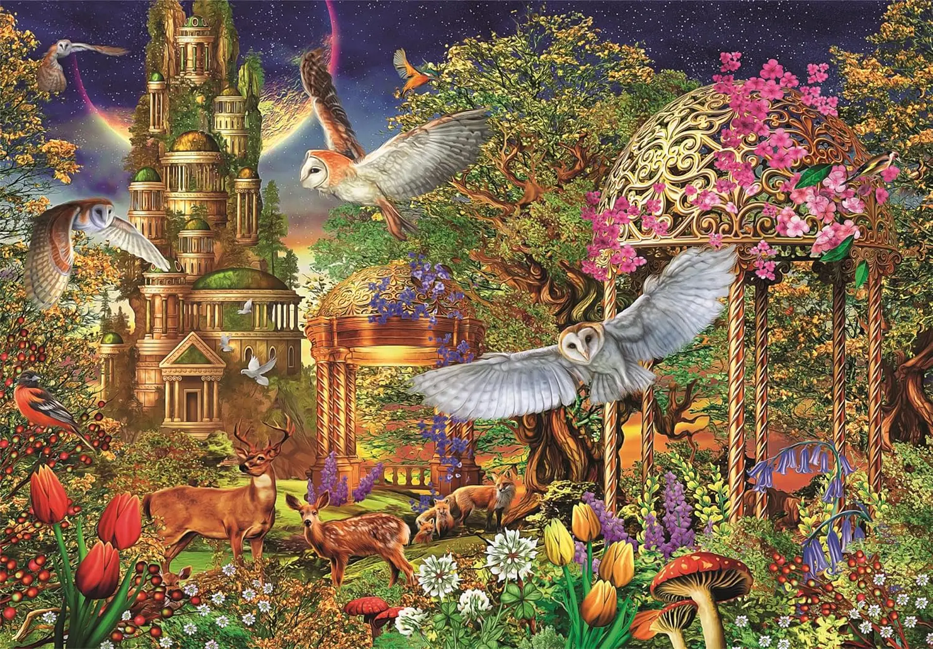 Puzzle 1500 Piezas | Jardín de Fantasía 2