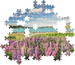 Puzzle 1500 Piezas | Lupinos en el Lago Tekapo - Miniatura 5