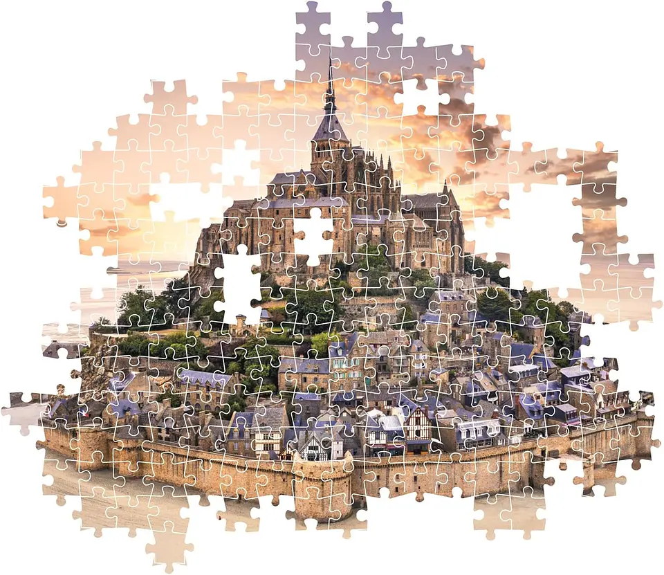 Puzzle 1500 Piezas | Crecida del Monte Saint-Michel 5