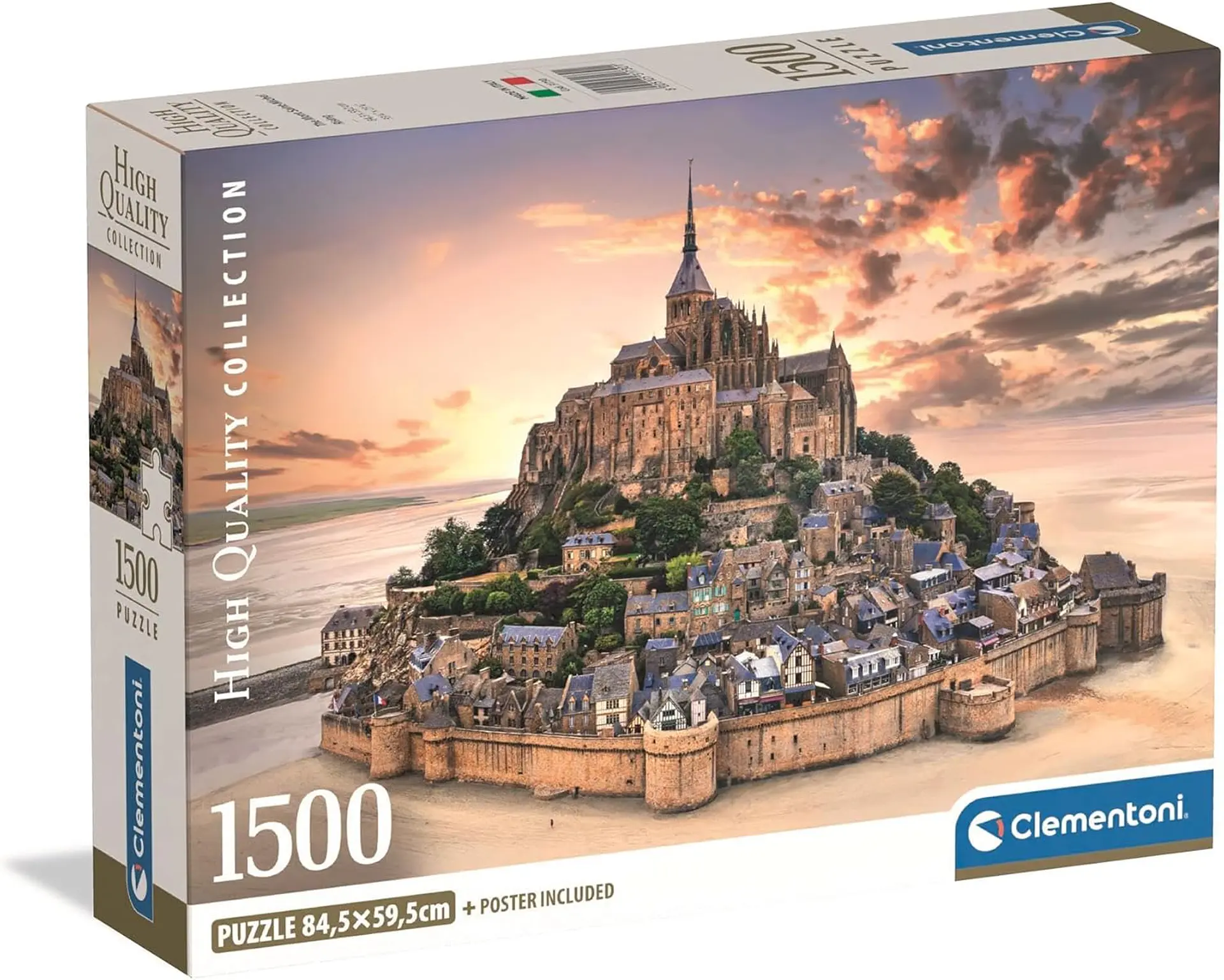 Puzzle 1500 Piezas | Crecida del Monte Saint-Michel 1