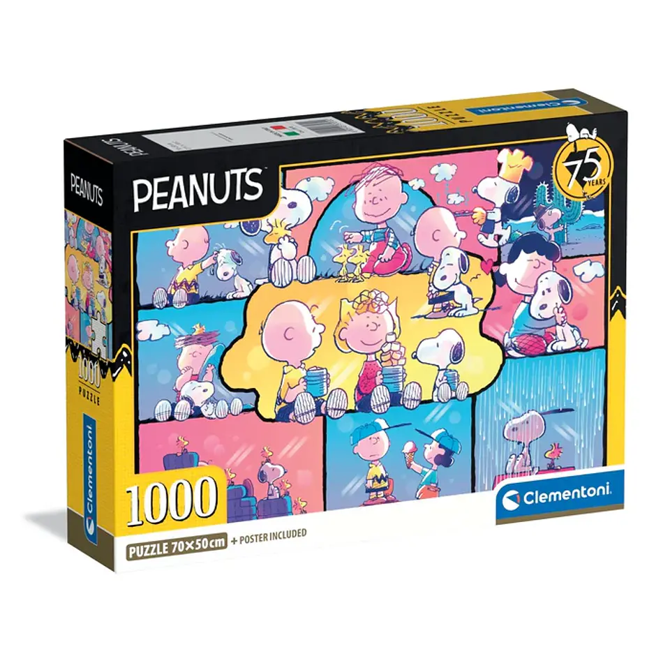 Puzzle 1000 Piezas | Peanuts Charlie Brown, Sally y Snoopy 1