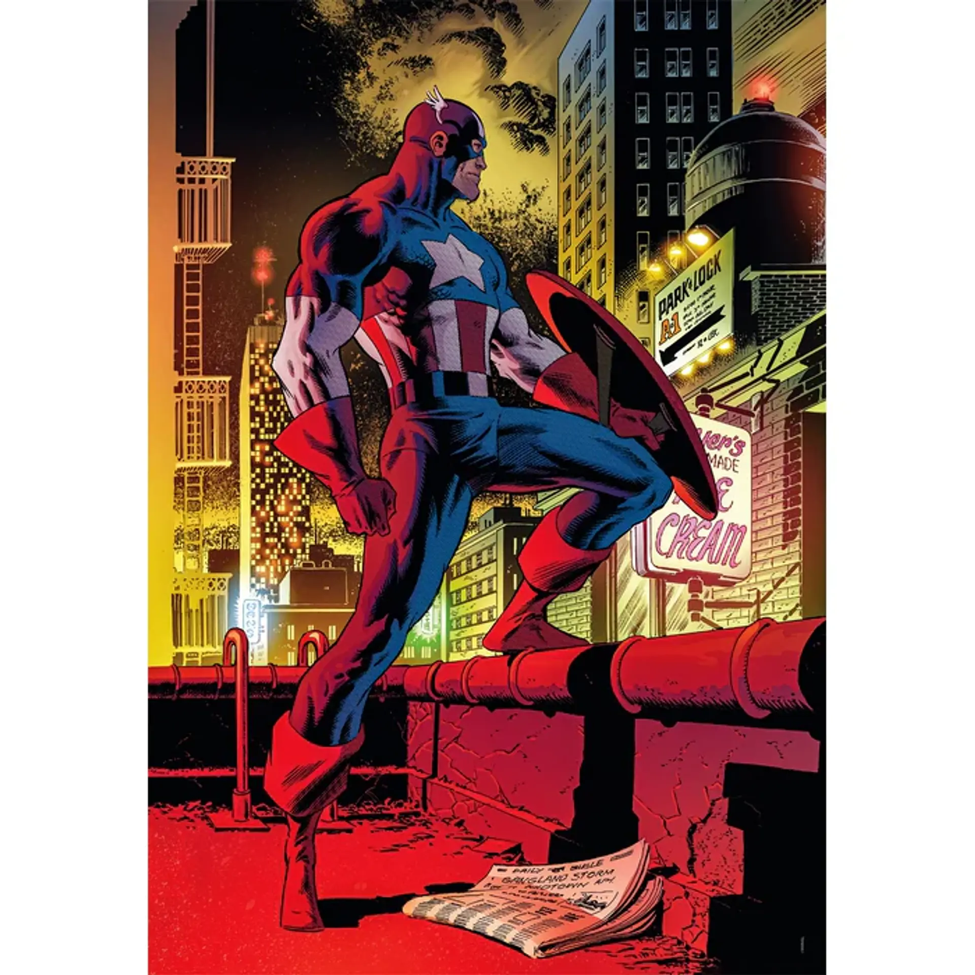 Puzzle 1000 Piezas | Marvel Capitan América Clementoni 2