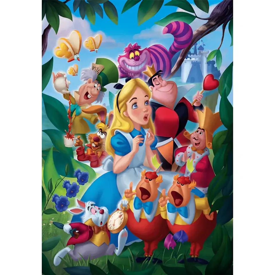 Puzzle 1000 Piezas | Disney Alicia en el País de las Maravillas 2