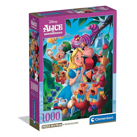 Puzzle 1000 Piezas | Disney Alicia en el País de las Maravillas
