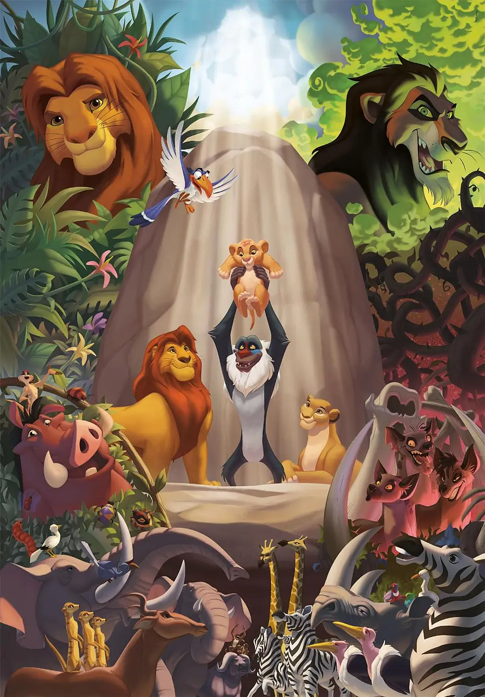 Puzzle 1000 Piezas | Disney El Rey Leon 2