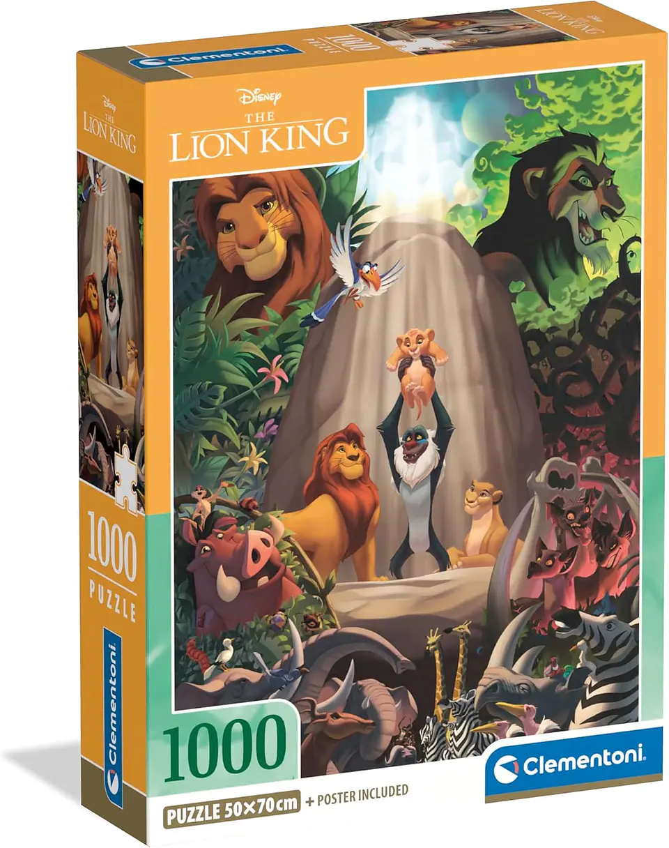 Puzzle 1000 Piezas | Disney El Rey Leon 1