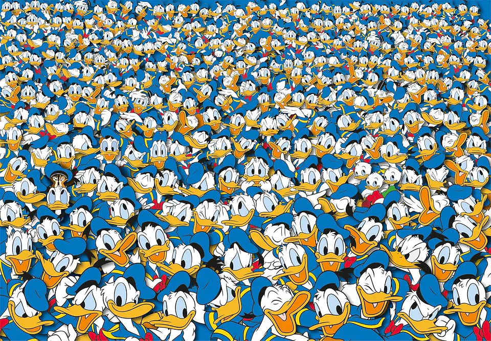 Puzzle 1000 Piezas | Disney Pato Donald Impossible 2