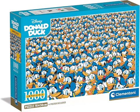 Puzzle 1000 Piezas | Disney Pato Donald Impossible