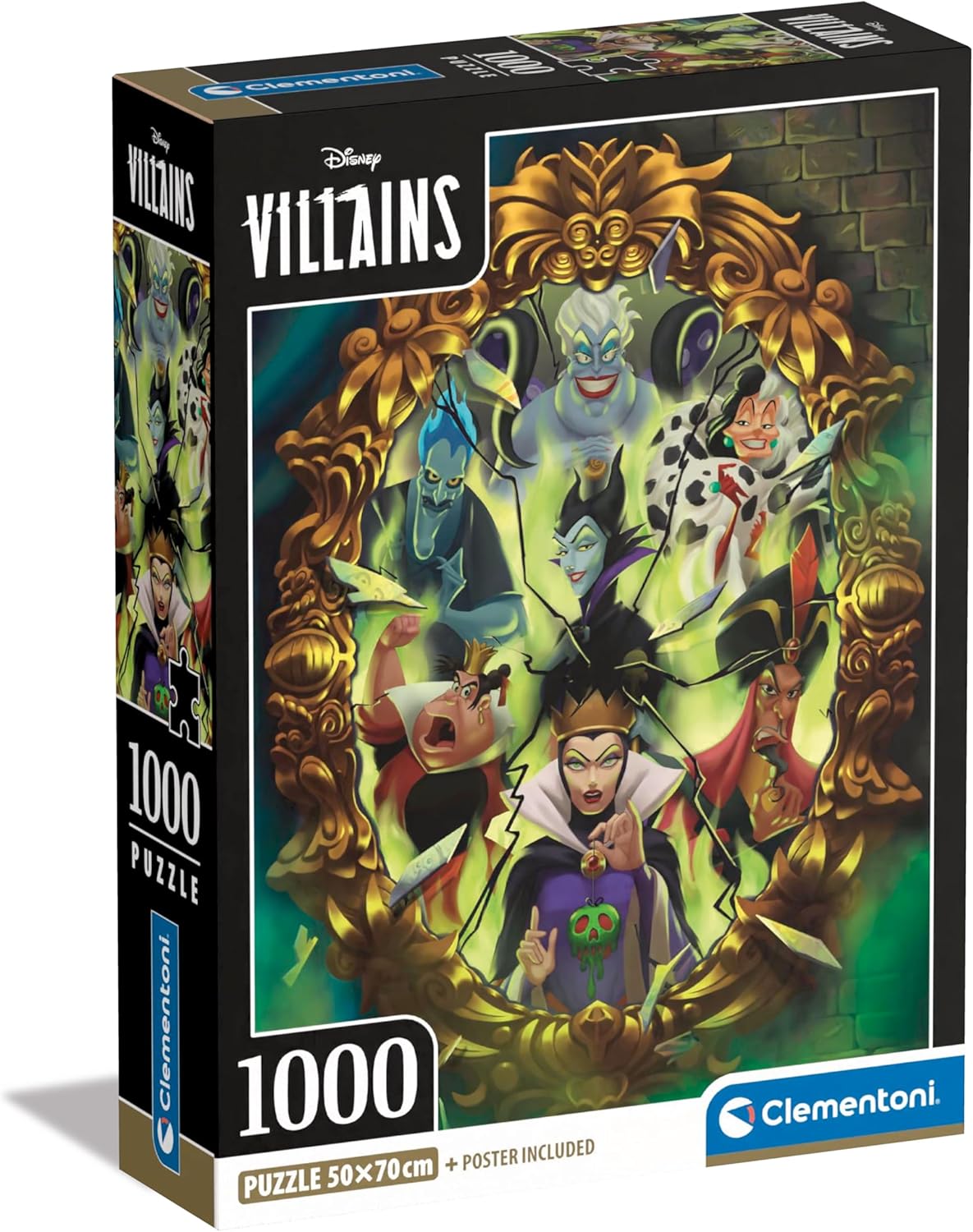 Puzzle 1000 piezas Villanos Disney Compact