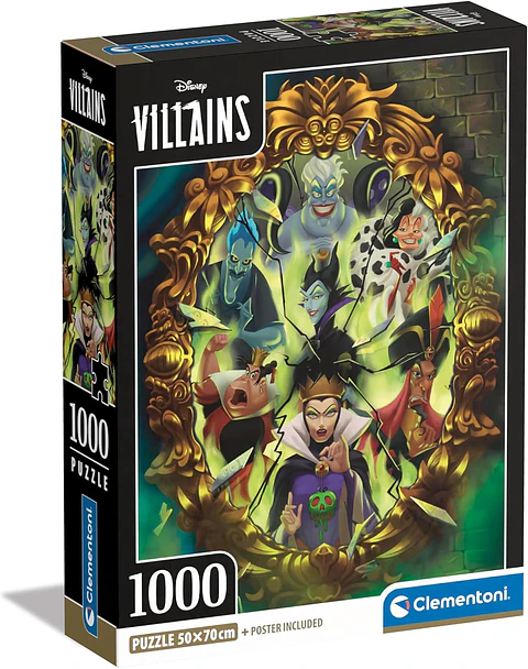 Puzzle 1000 Piezas | Disney Espejo de Villanos