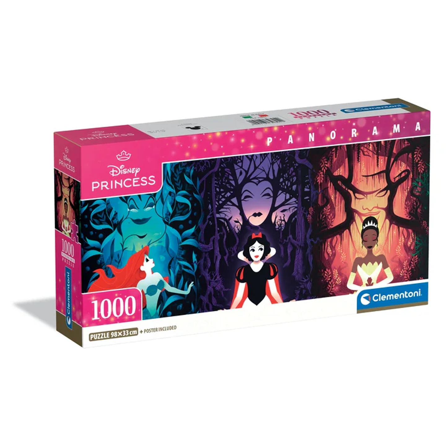 Puzzle 1000 Piezas Panorámico | Princesas Clementoni 1