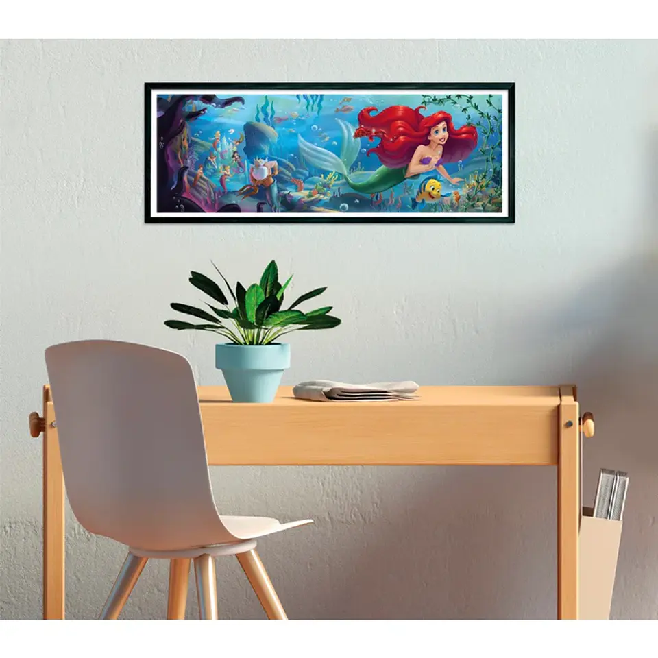 Puzzle 1000 Piezas Panorámico | Disney La Sirenita 3