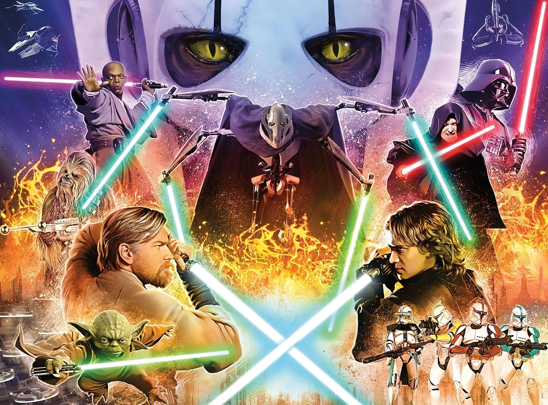 Puzzle 1000 Piezas | Star Wars La Venganza de los Sith Silver Select 2