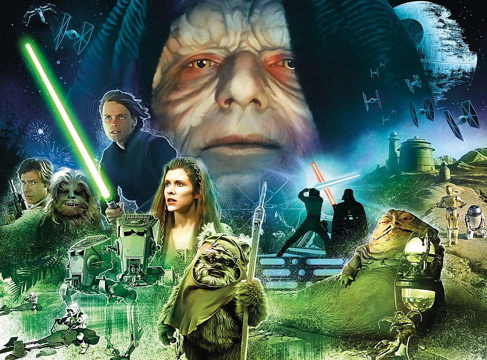 Puzzle 1000 Piezas | Star Wars El Regreso del Jedi Silver Select 2