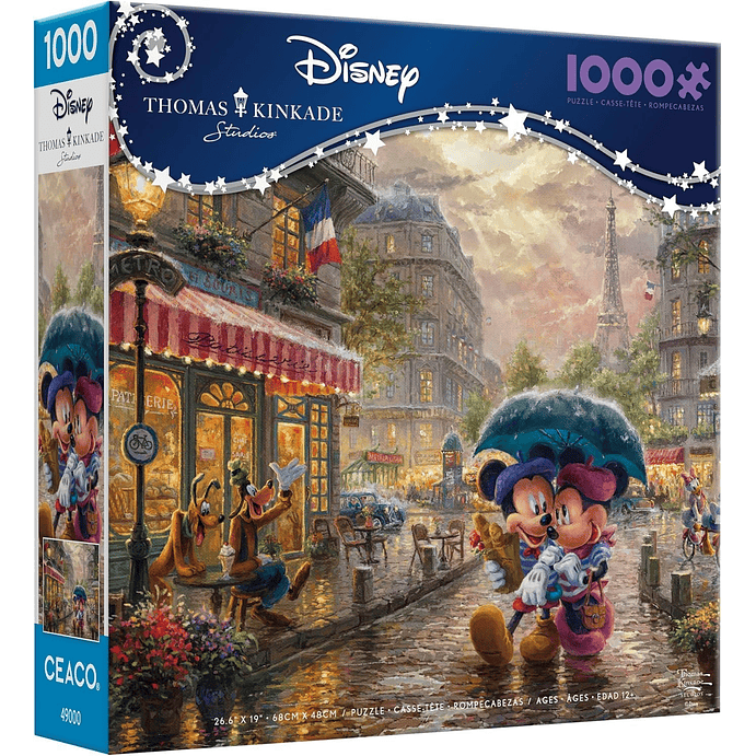 Puzzle 1000 Piezas | Disney Mickey y Minnie en París Ceaco  1