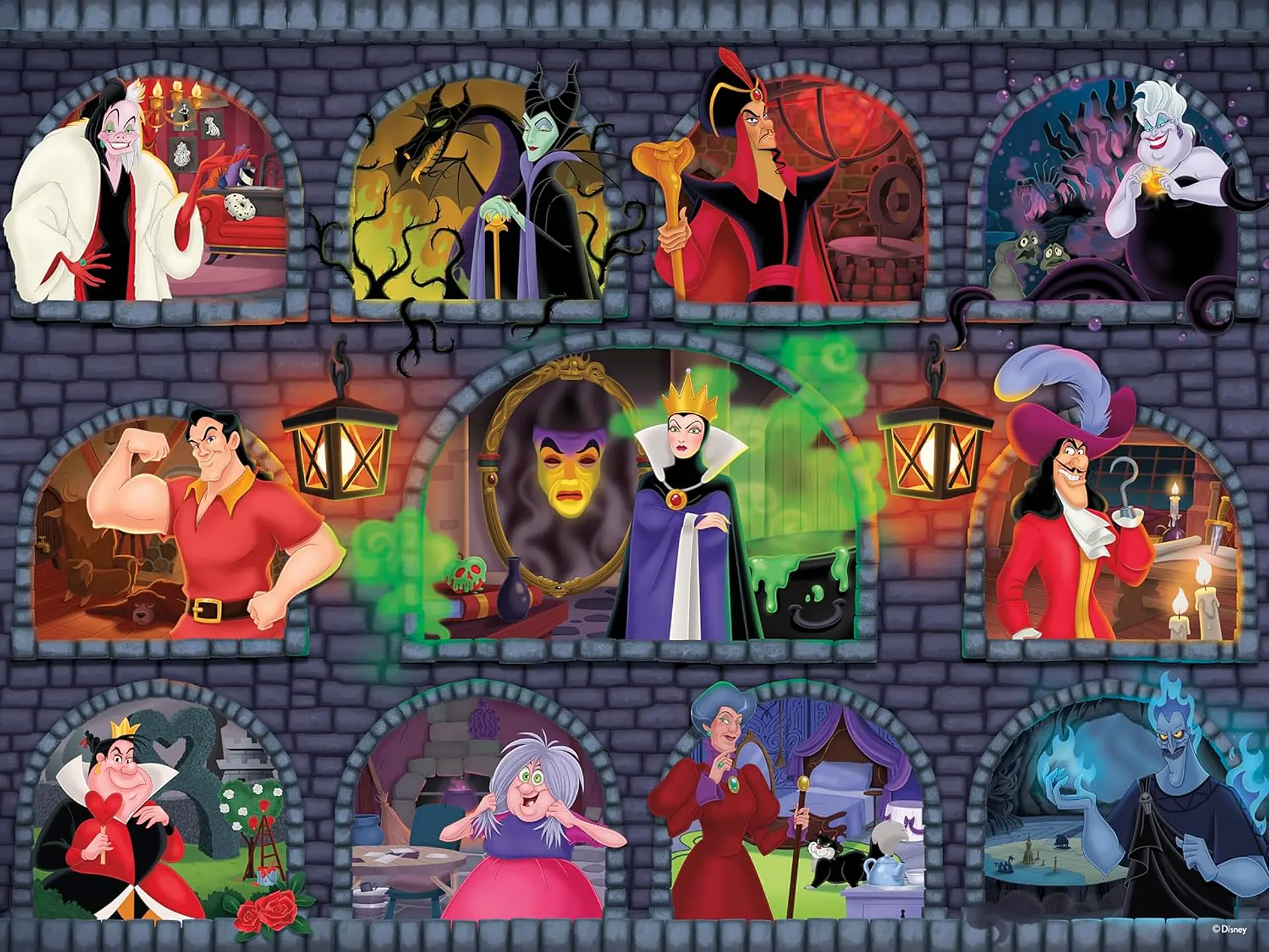Puzzle 1500 Piezas | Disney Villanos 3